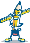 Mr Draughty mascot