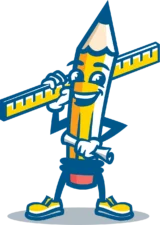 Mr Draughty mascot